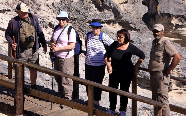 “Hikers” on the Duiwelsgat Hiking Trail during an investigating hike. (Photo: Johan Pieterse - Studio Jo-Signs)